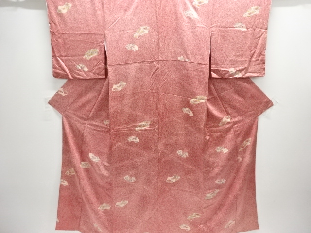 JAPANESE KIMONO / FLORAL PATTERN GROUND PAPER KOMON